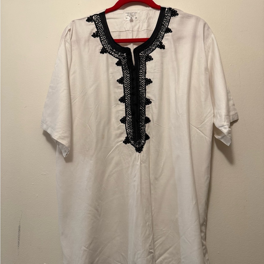 White Embroidered women